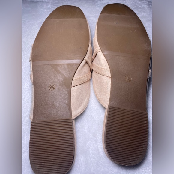 LAICIGO Women's Flat Mules Closed Square Toe Backless Slip on Suede Loaf… - Picture 8 of 10